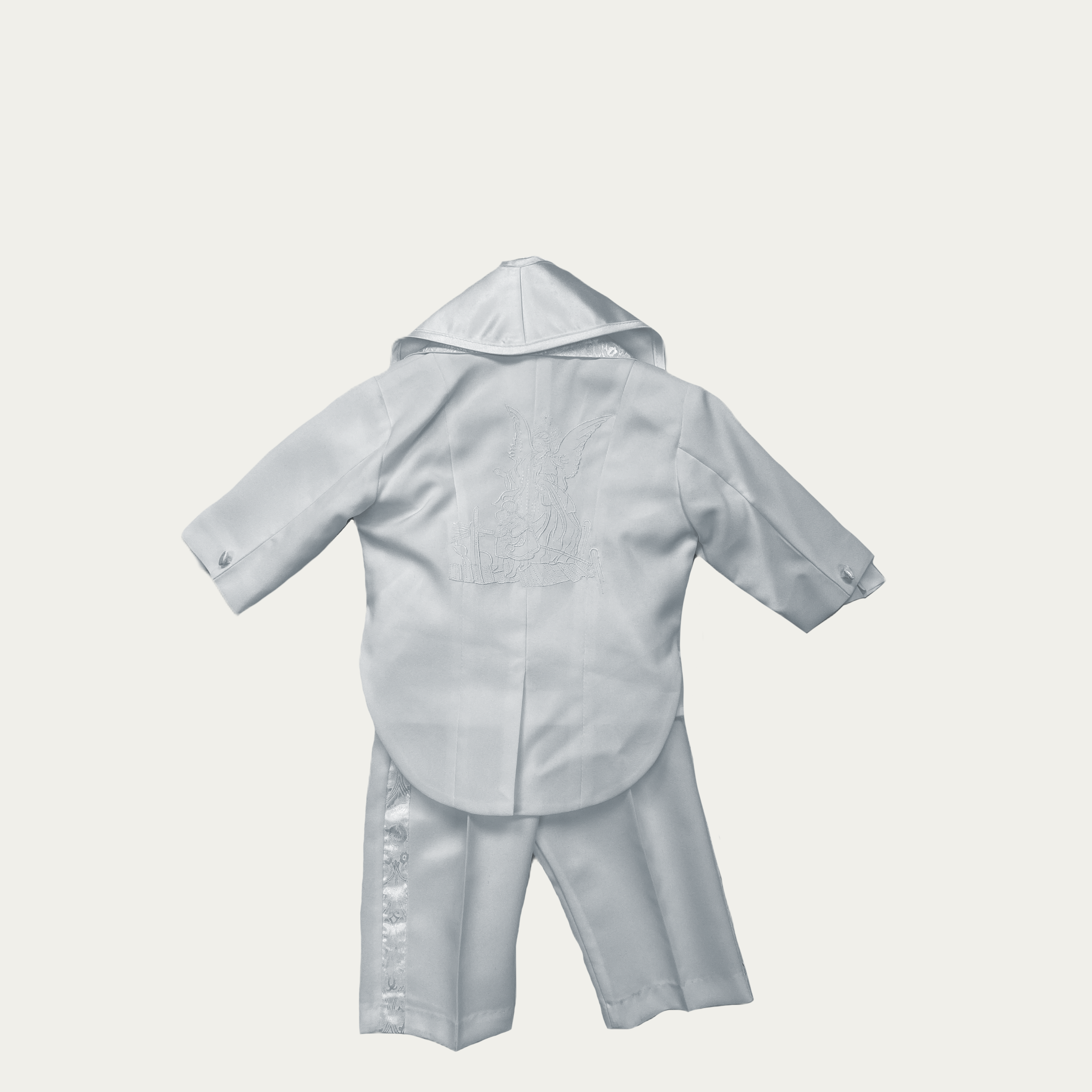 Boy's Silk Baptism Suit with Stole - 156