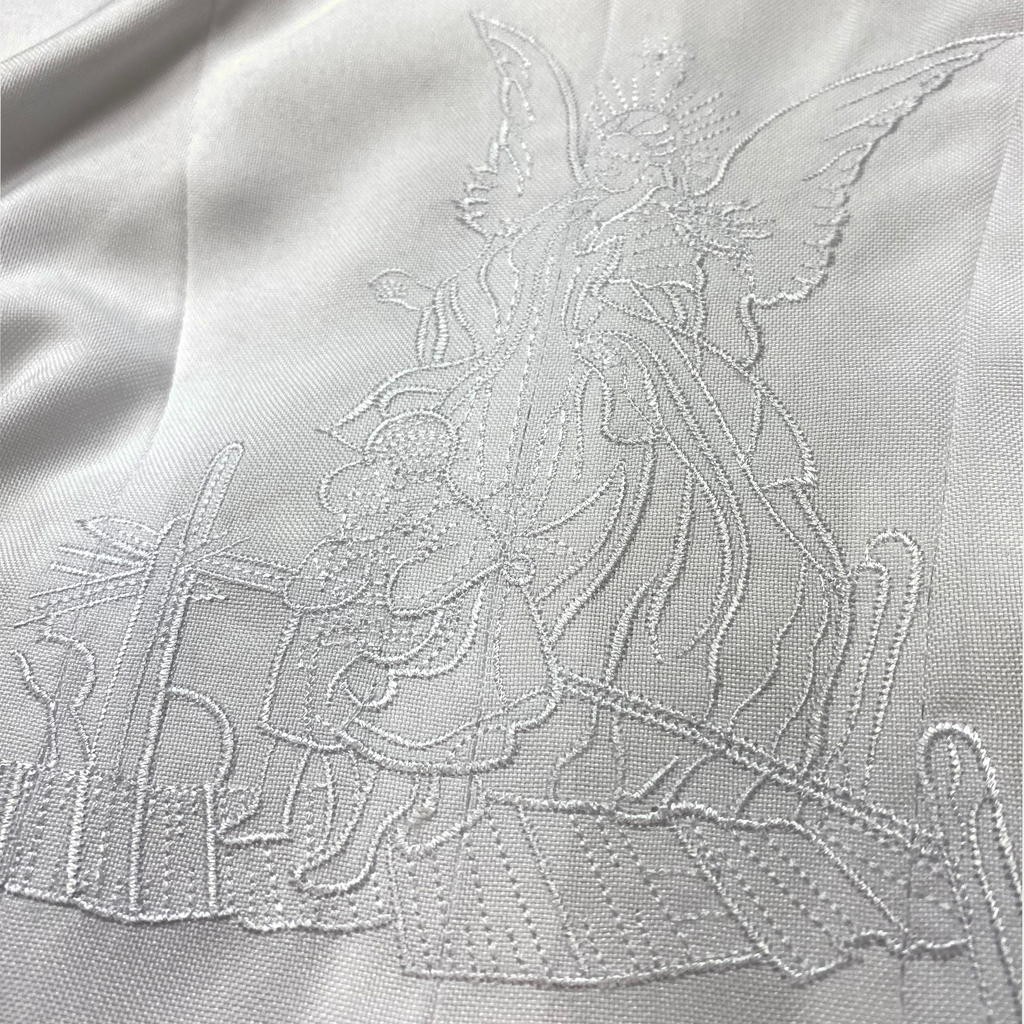 Boy's Silk Baptism Suit with Stole - 156