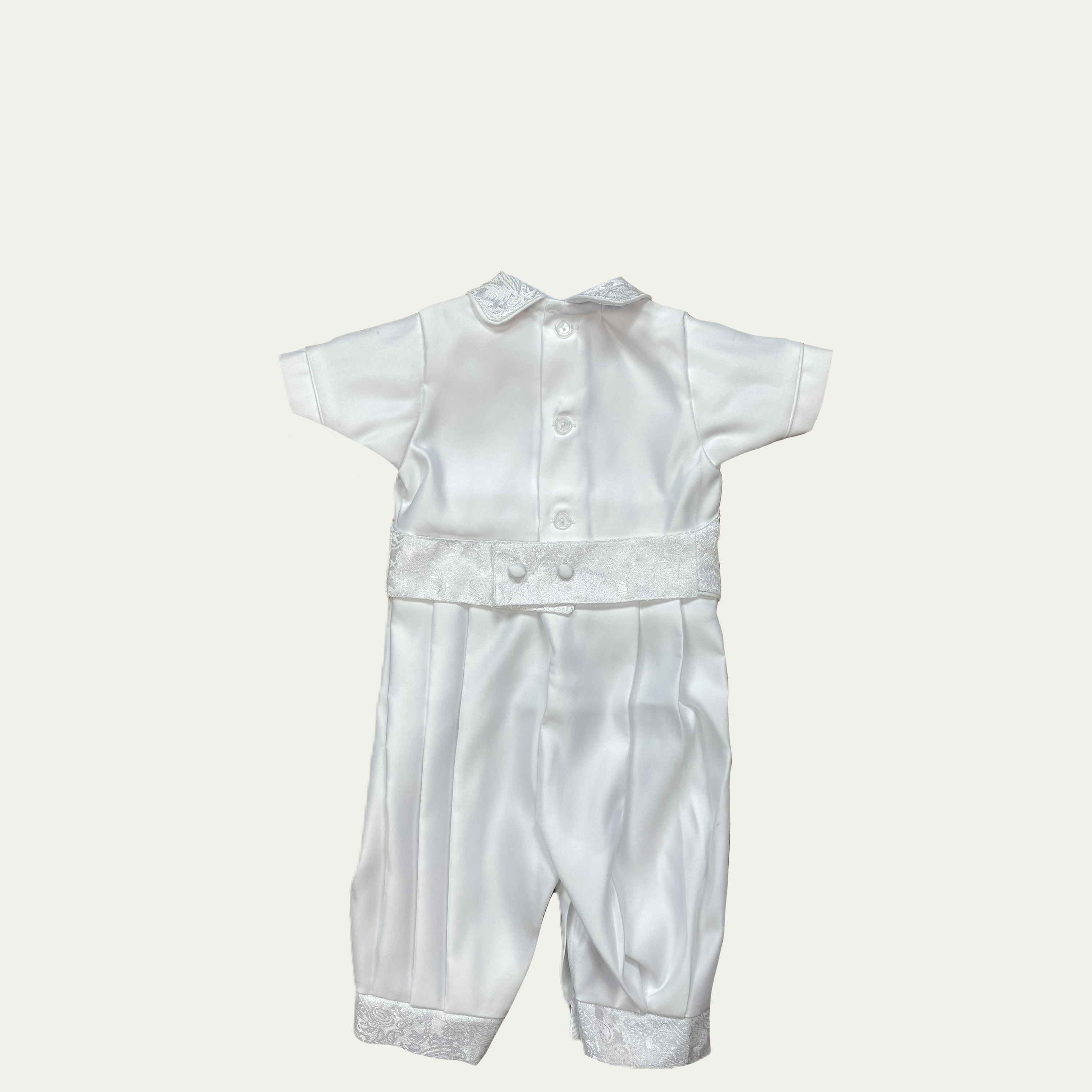 Boy's Paisley Vest Romper Set - 503