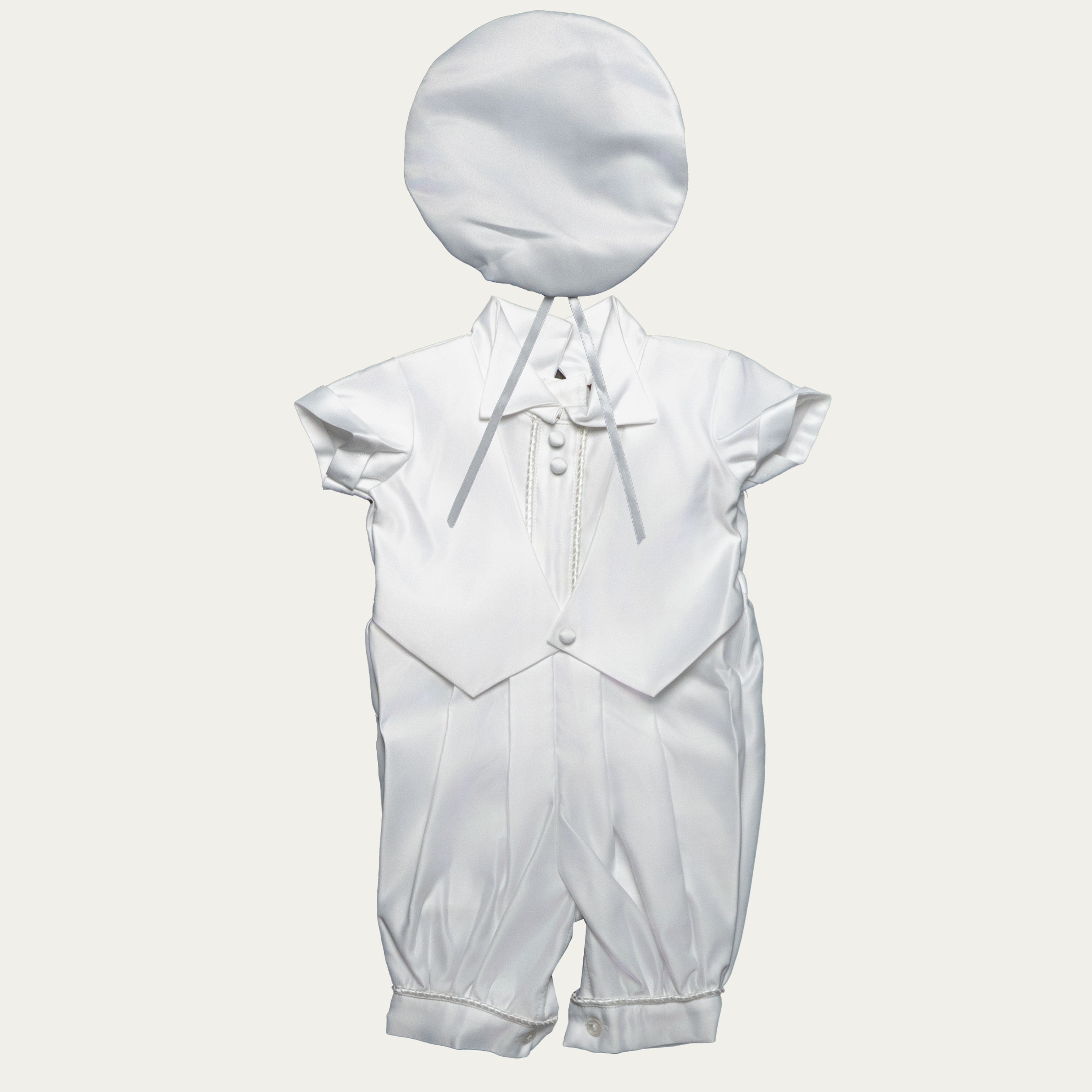 Boy's Minimalist Romper Christening Set - 512