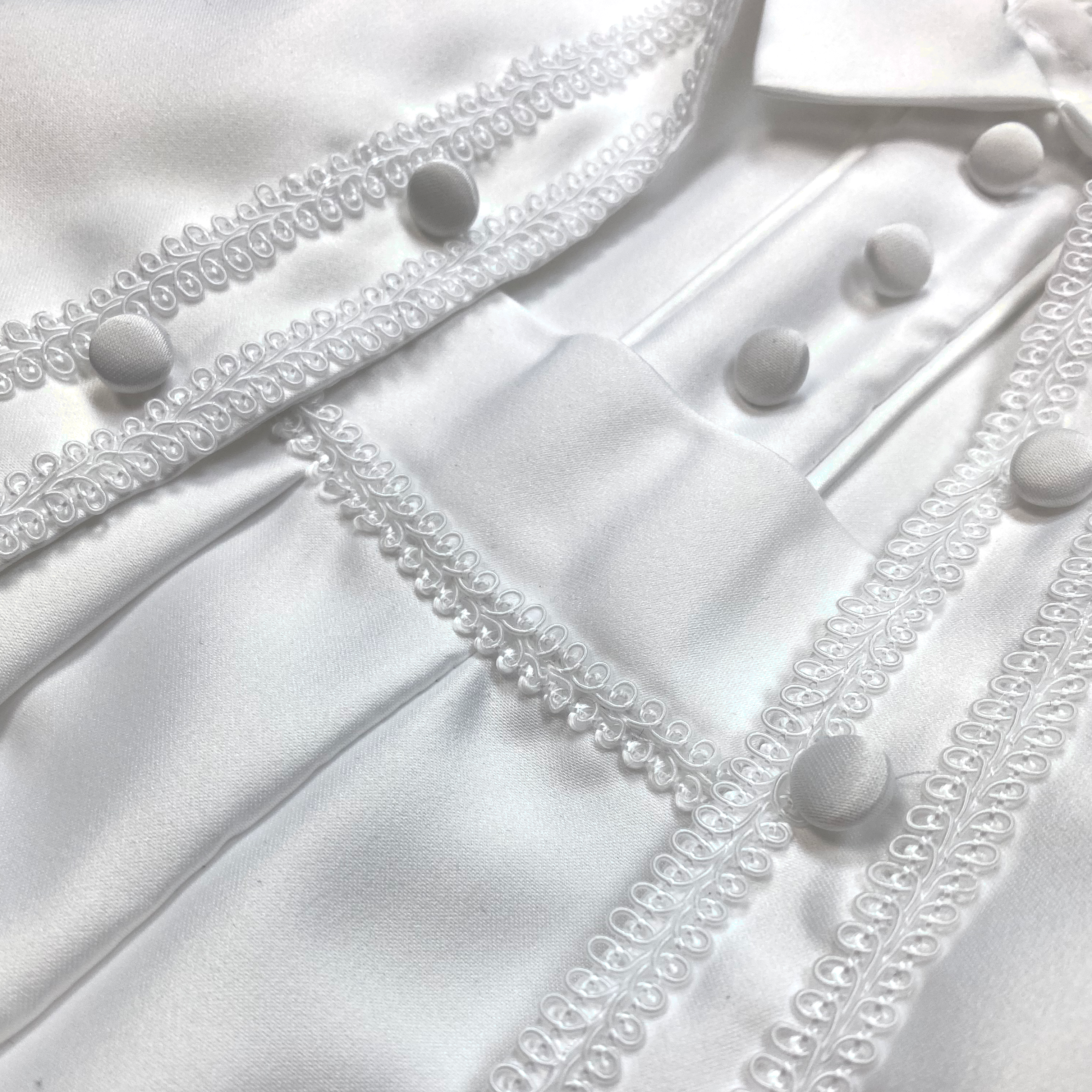 Boy's Essential Satin Button-Down Christening Set - 520