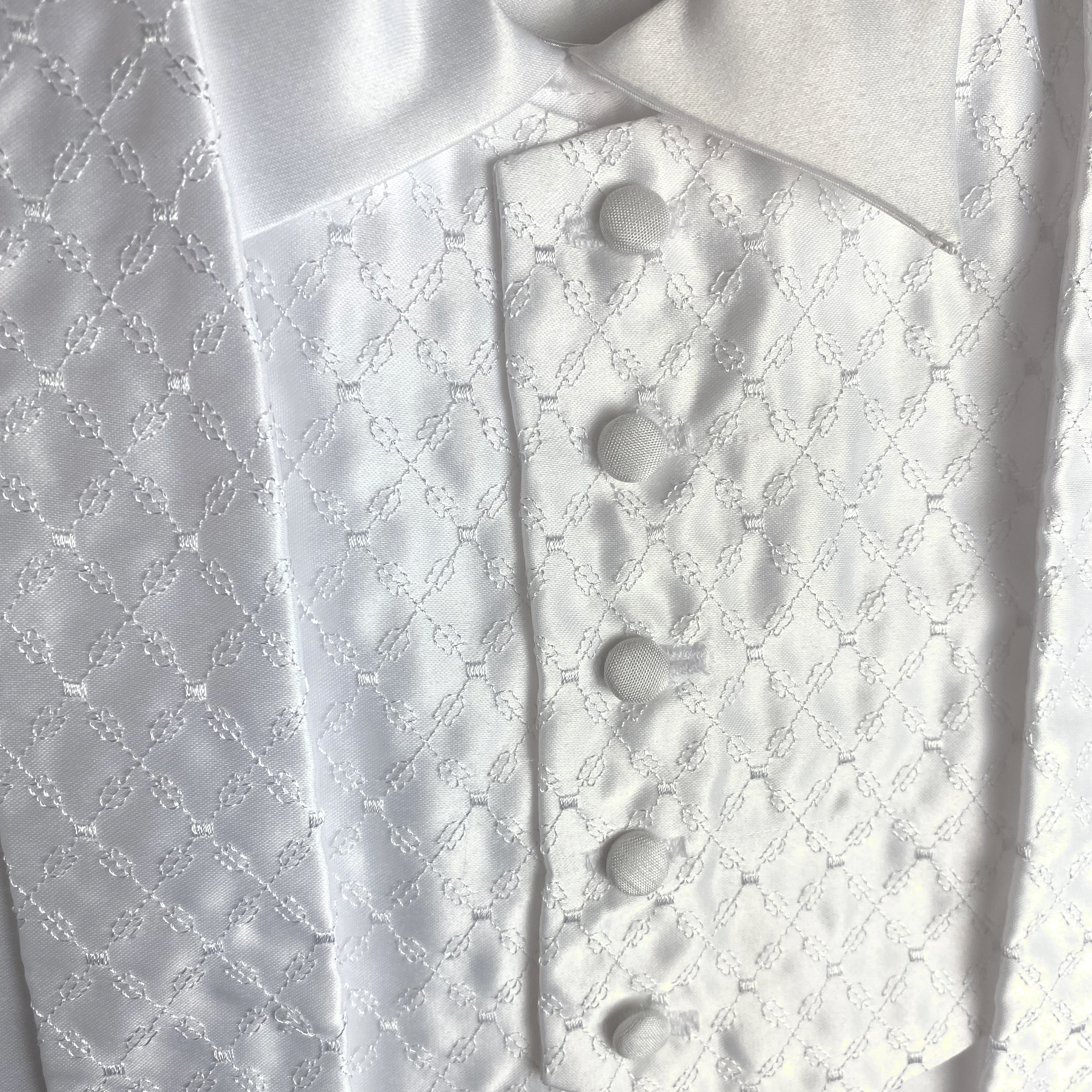 Boy's Classic Satin Overcoat Christening Set - 521