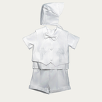 Boy's Celtic Knot Short-Suit Christening Set - 5503
