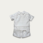 Boy's Celtic Knot Short-Suit Christening Set - 5503