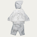 Boy's Lucien Quilted Vest Christening Set - 5865