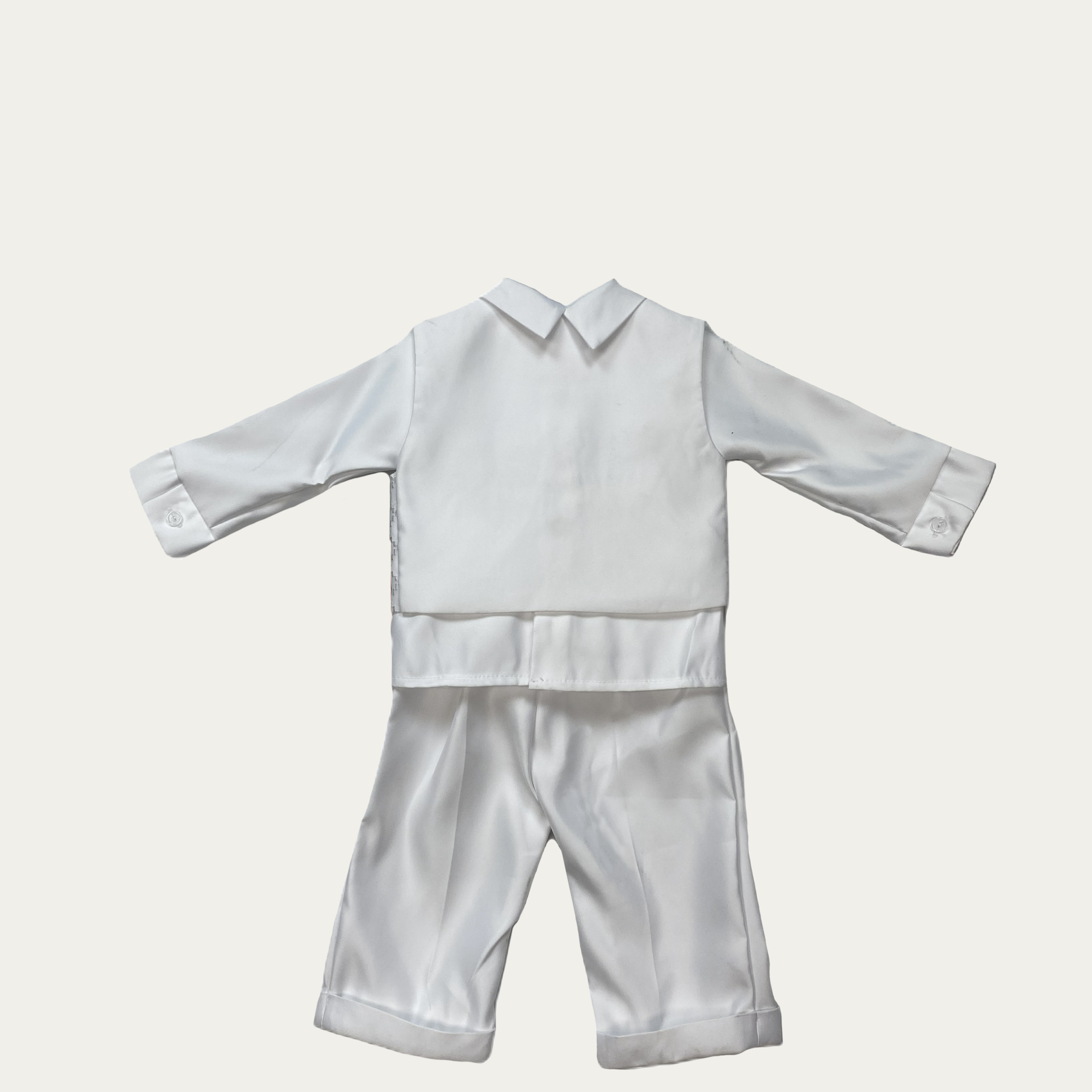 Boy's Lucien Quilted Vest Christening Set - 5865