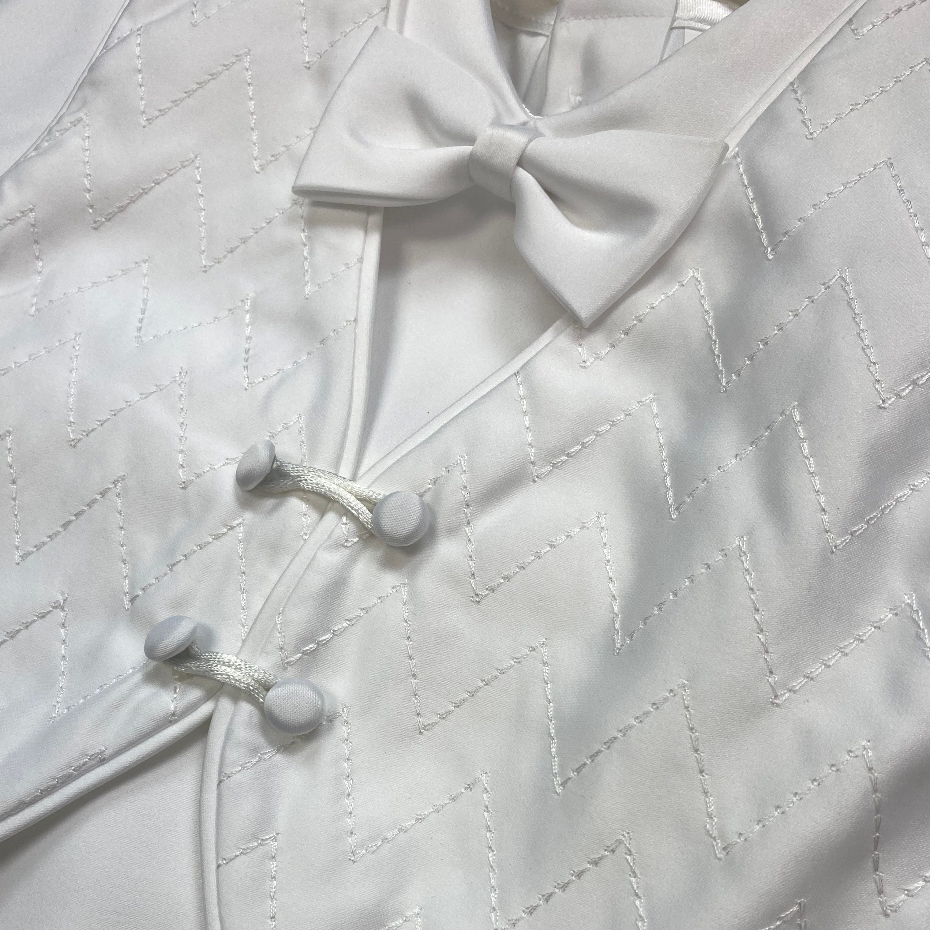 Boy's Lucien Quilted Vest Christening Set - 5865