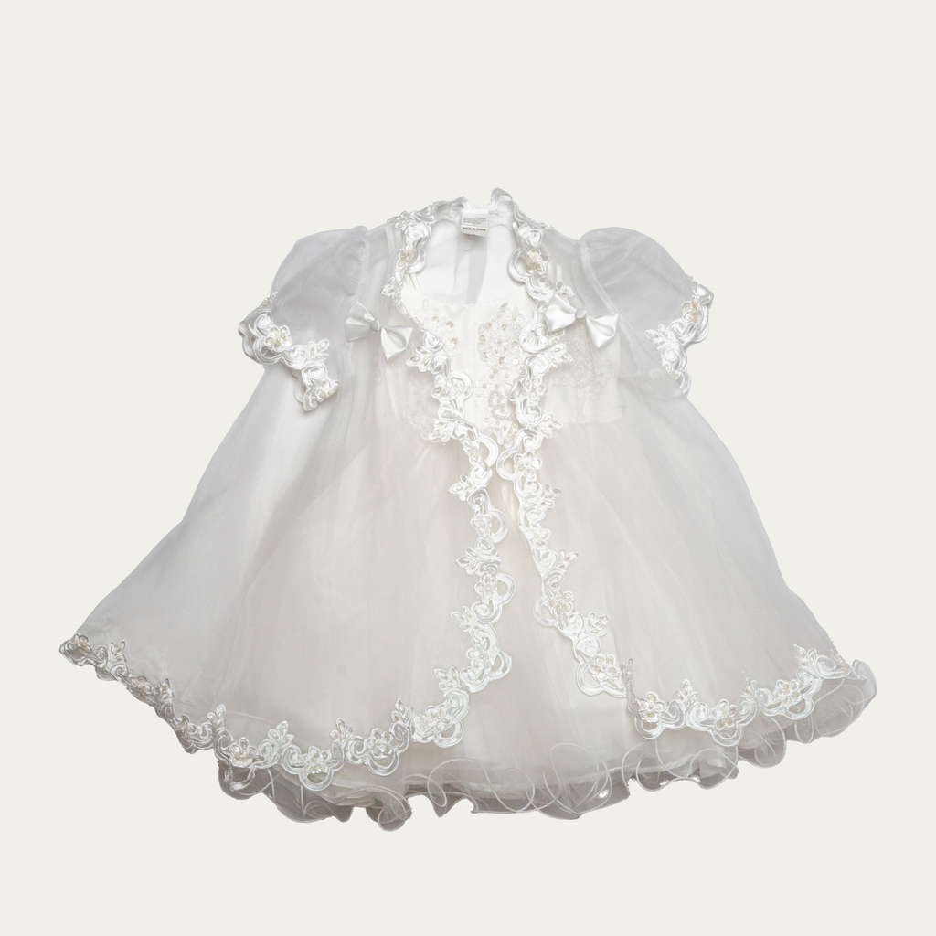 Girl's Arabella Filigree Overcoat Set - B107