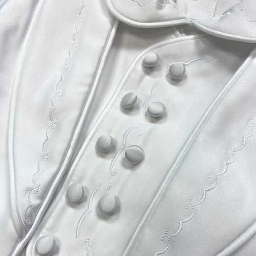 Boy's Alabaster Heirloom Romper Set - 510